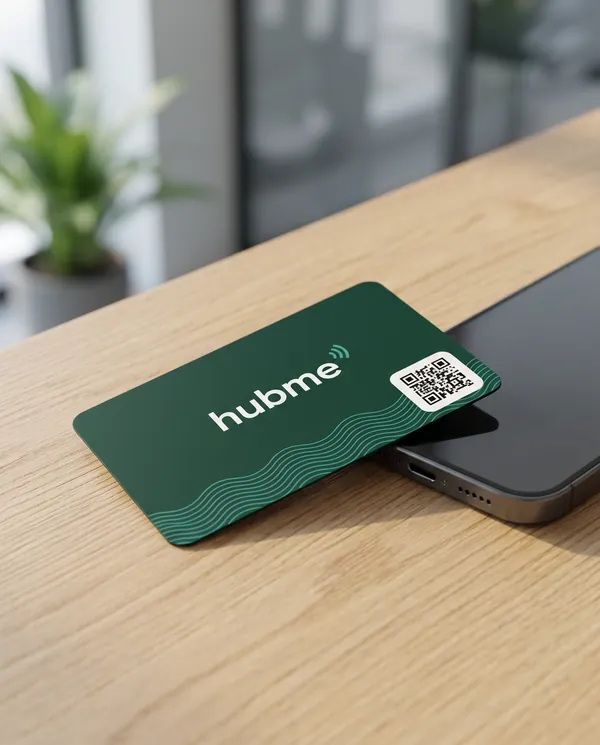 NFC business card — QR and NFC sample